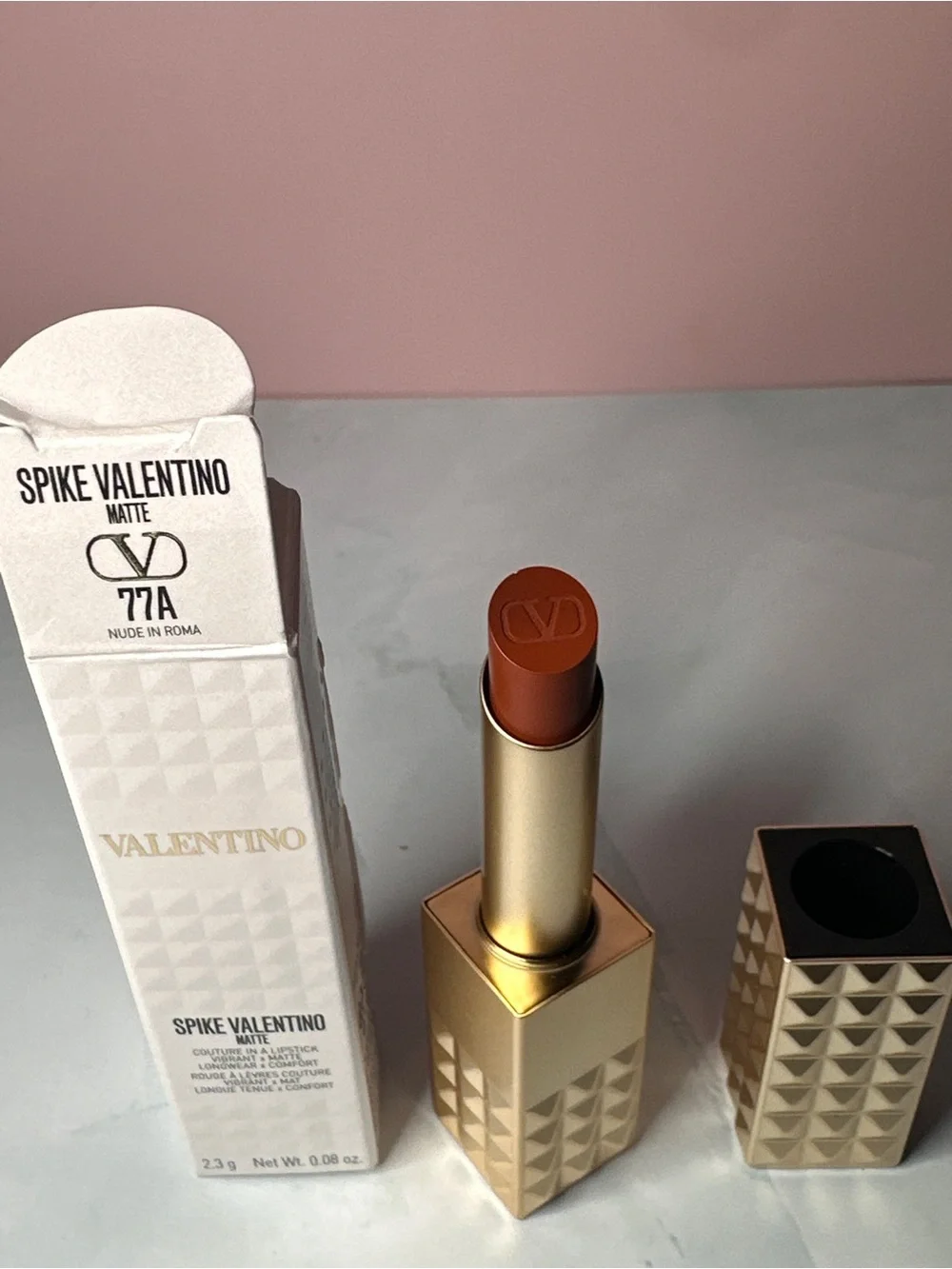 Valentino Matte Lipstick - Warm Nude Brown